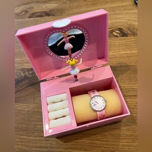 Swatch Flik Flak girl watch with jewelry music box
